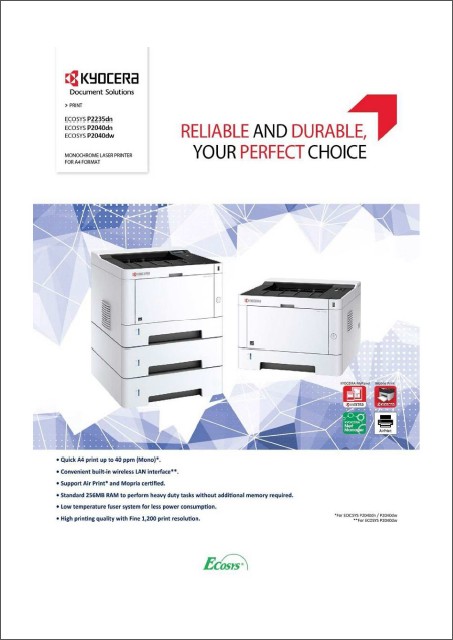 Catalog Pdf Download Products Kyocera Document Solutions Asia Limited