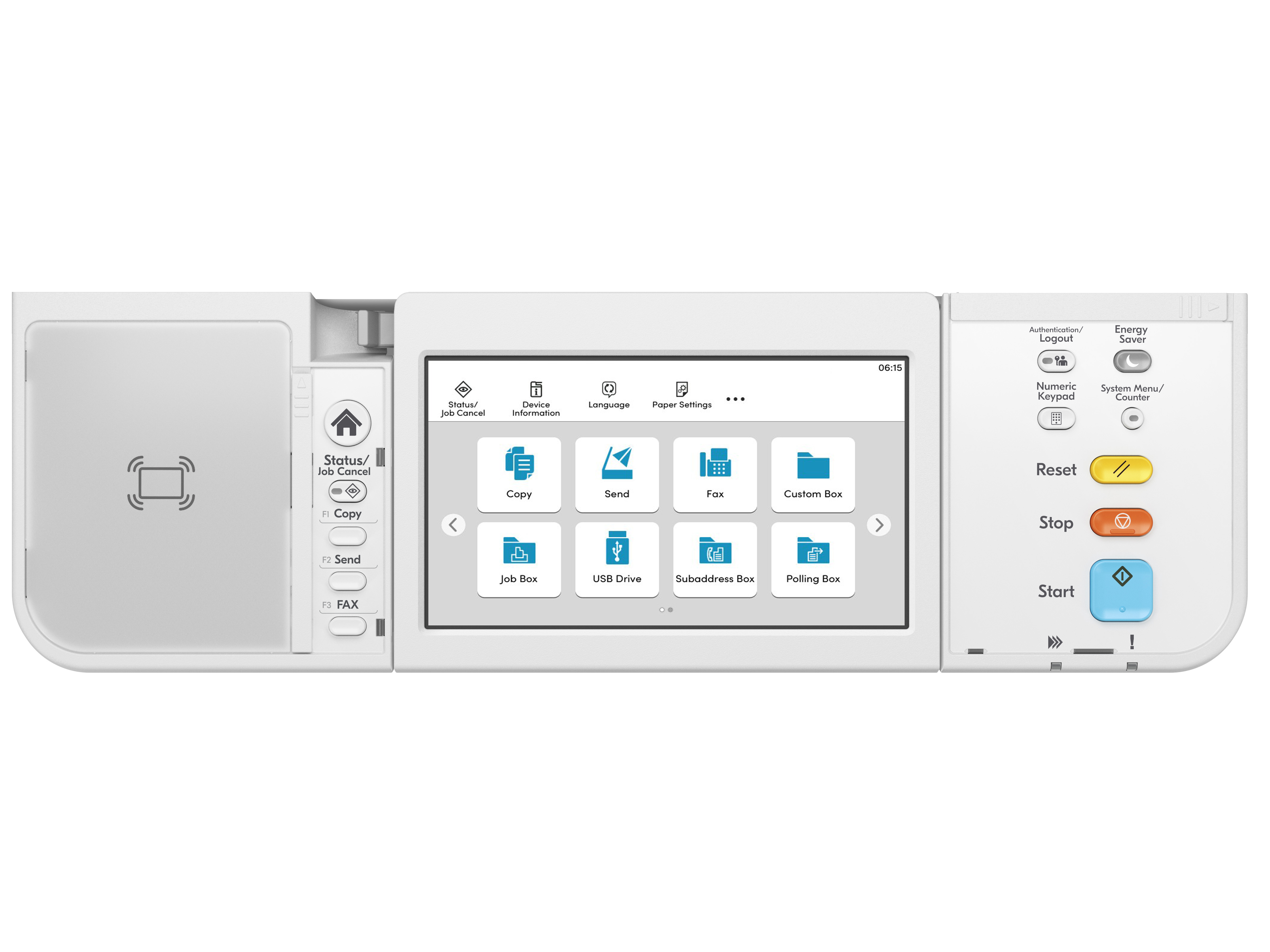 User-friendly touch panel screen that effortlessly responds to your every touch.