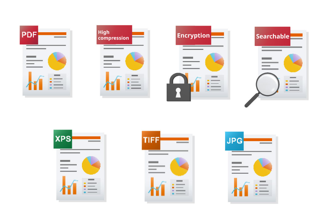 Supports a wide range of document formats