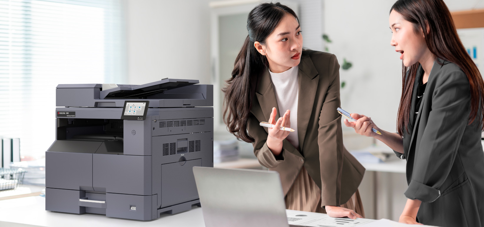 Compact size that fits into the office