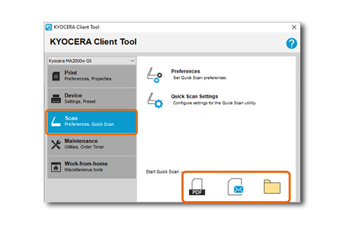 Intuitive and easy-to-use printer driver