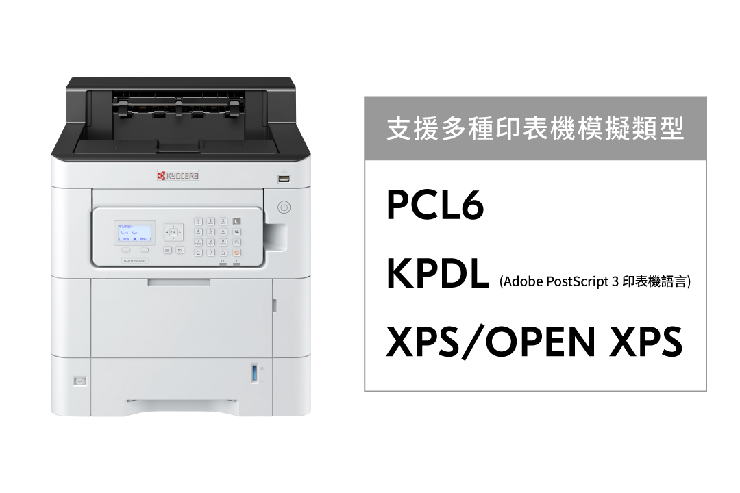 Core printing through multi-emulation