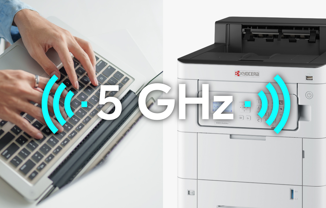 5GHz wireless LAN compatible with Wi-Fi Direct.