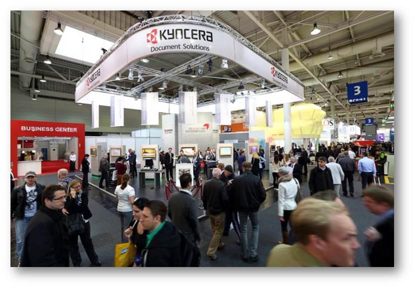 Cebit exhibition 2014 - Kyocera booth