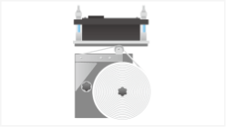 Printhead cleaning with cloth wipe