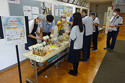 Cookie sales at the Hirakata Plant