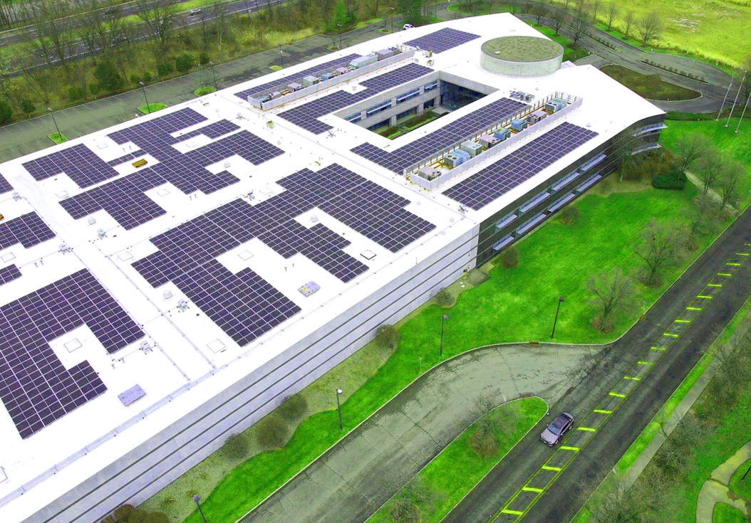 アメリカ統括本社の太陽光発電システム