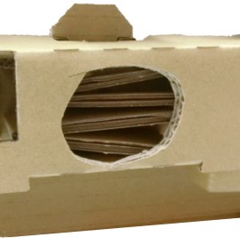 段ボール　支え形状