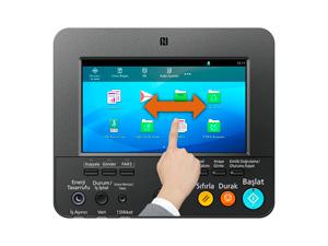 多言語に対応する10.1インチワイドタッチパネル