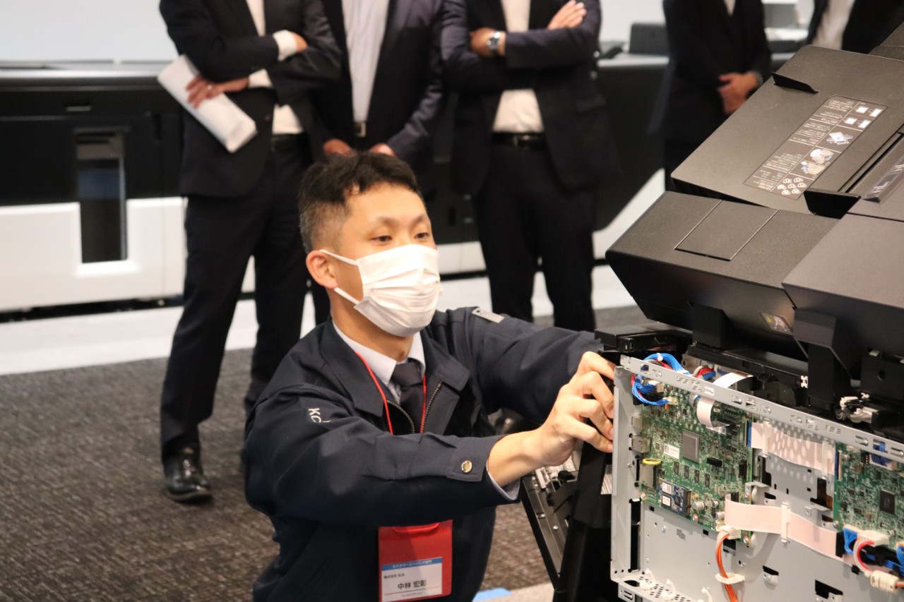 カスタマーエンジニア部門の競技の様子