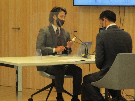 セールス部門の競技の様子