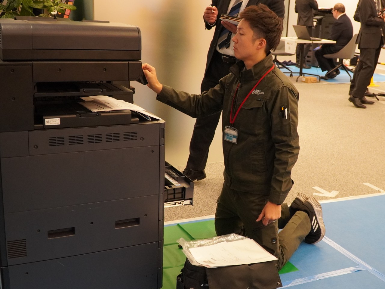 カスタマーエンジニア部門の様子