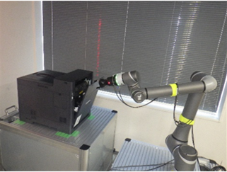 ロボットアームでの耐久試験