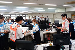 総合防災避難訓練