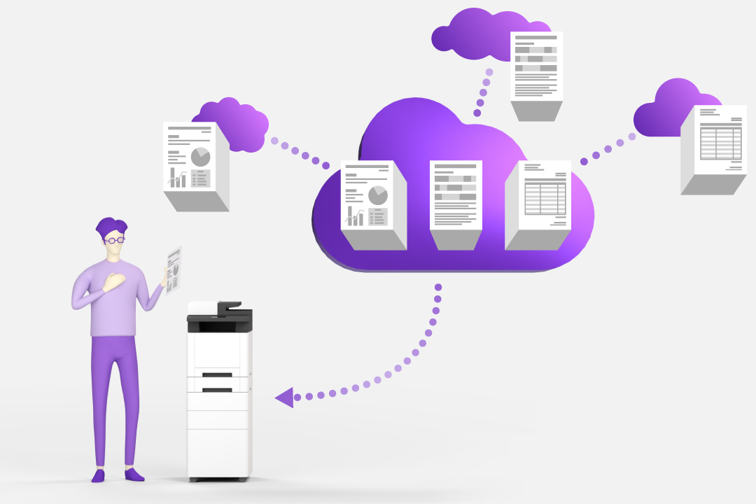 Integrated printing with external cloud