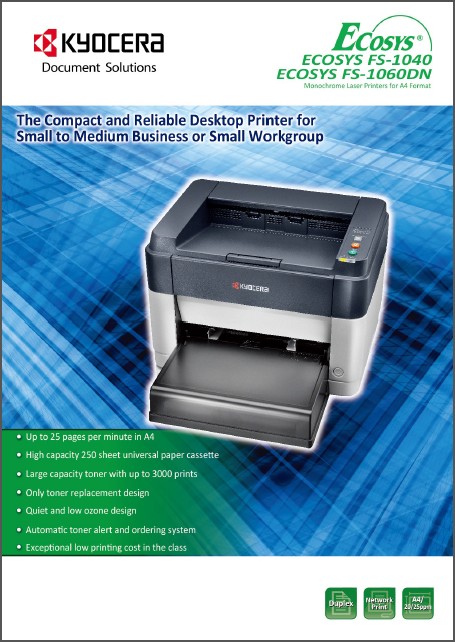 Catalog PDF Download | Products | KYOCERA Document Solutions Hong.