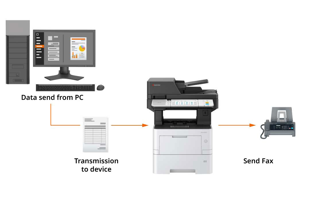 Fax documents directly from your computer