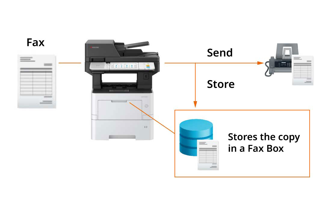Preserve data while sending fax documents.