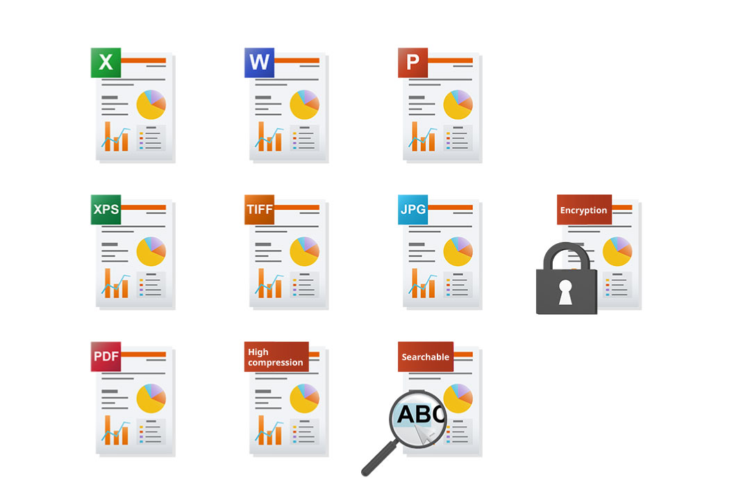 Support various types of formats.