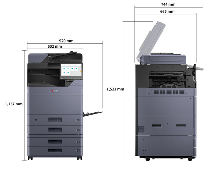 Main Body + Document Processor + Double Paper Feeder