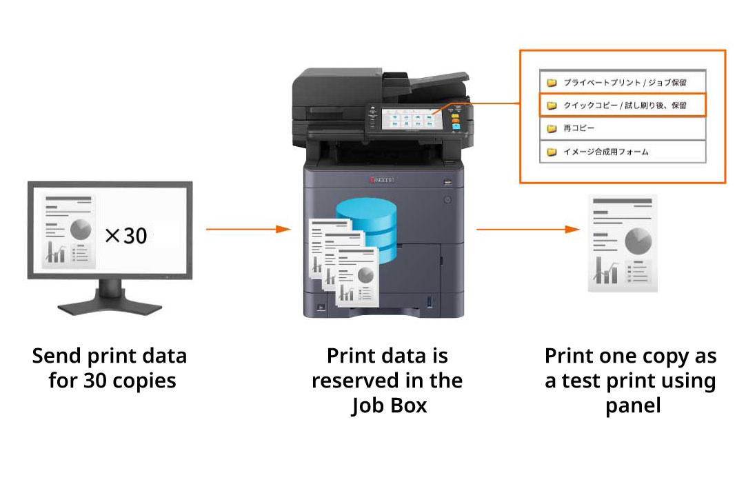 Check for printing mistakes by doing a trial print