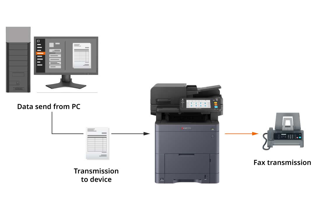 Fax documents directly from your computer