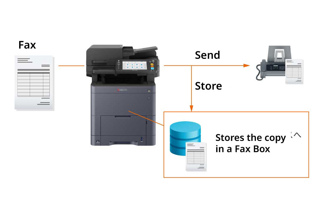 Preserve data while sending fax documents.