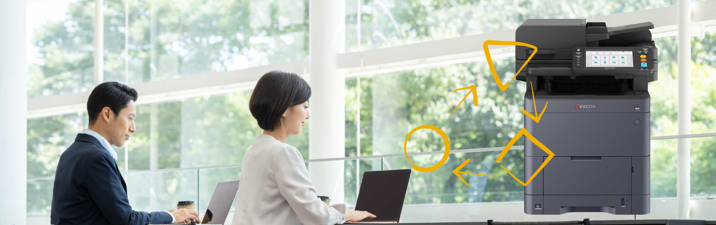 Quickly respond to business needs with comfortable and  easy operation