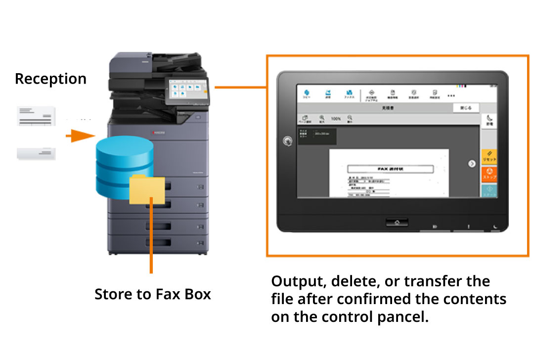 Prevent wasteful output of unwanted faxes