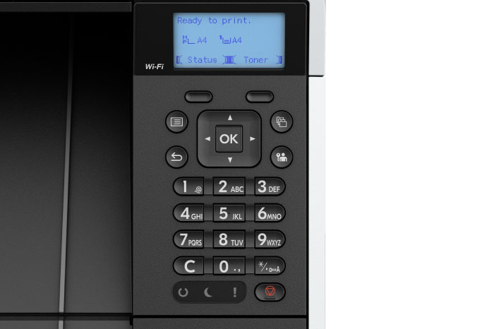 User-friendly control panel