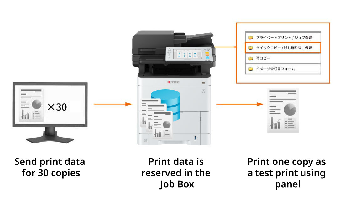 Check for printing mistakes by doing a trial print