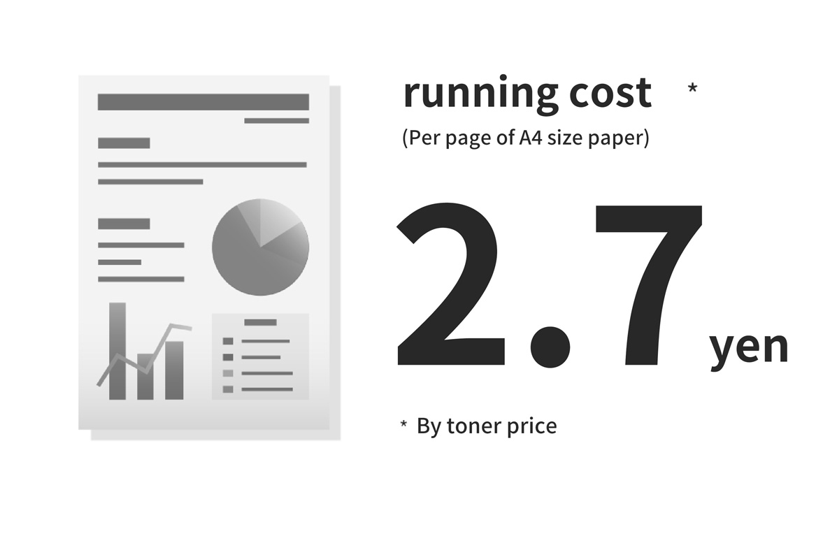 Low running cost
