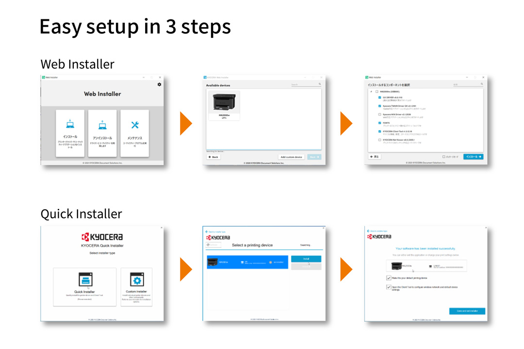 Easy-to-install drivers and utilities