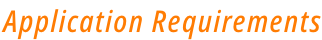 Application Requirements
