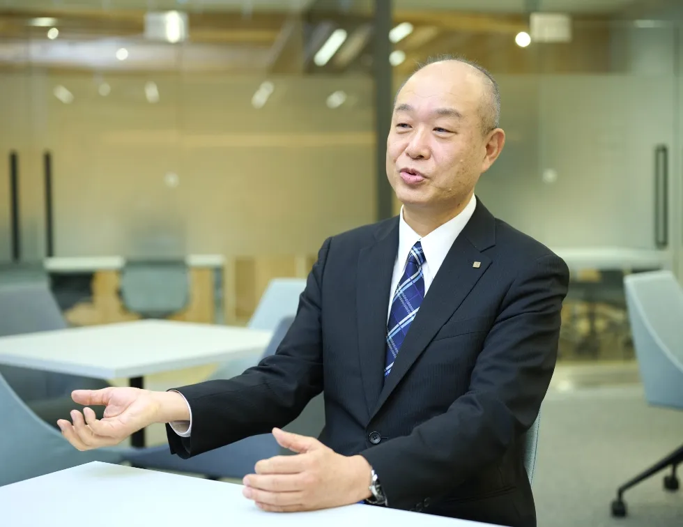 社長のインタビュー写真