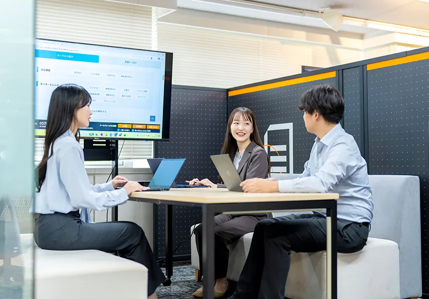 社員を一つに縛るのではなく、挑戦し、成長するための土台です！