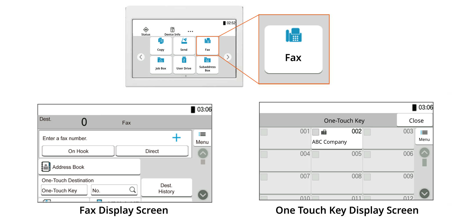 Experience a hassle-free operation screen
