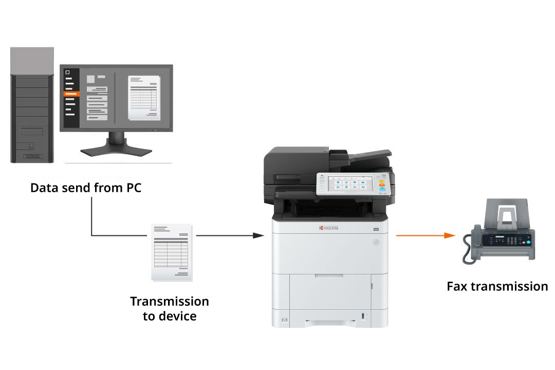 Fax documents directly from your computer