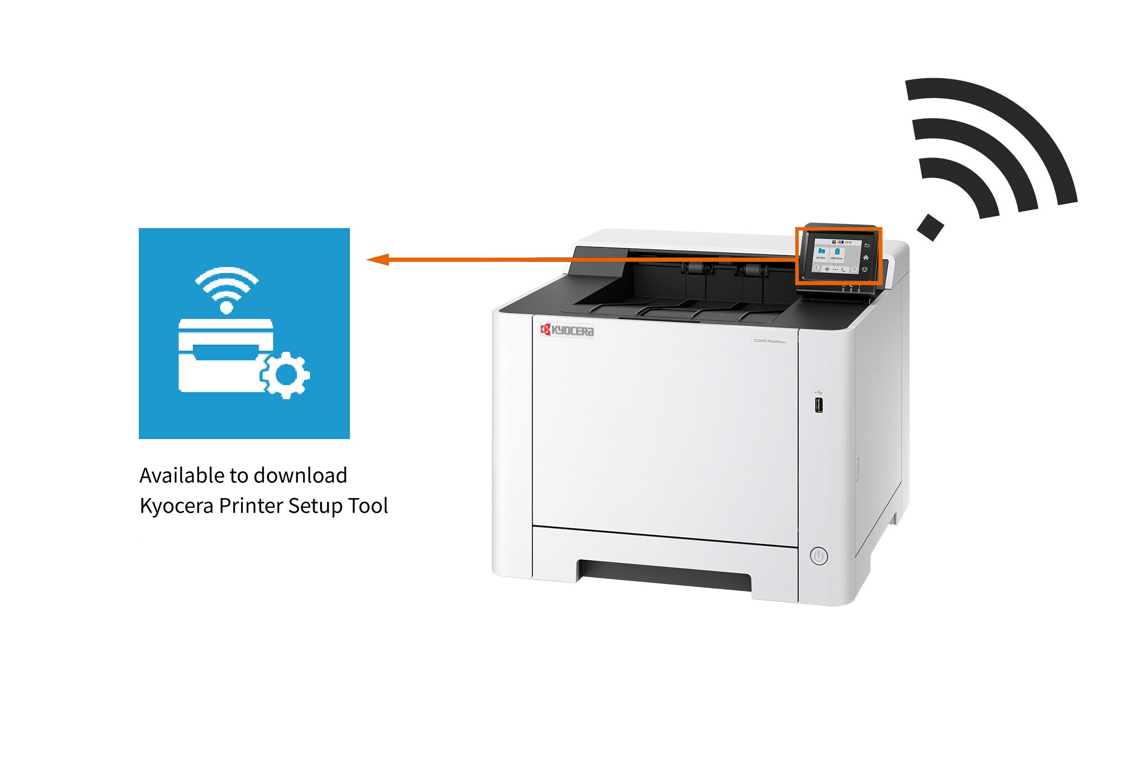 Wi-Fi Setting/Kyocera Printer Setup Tool