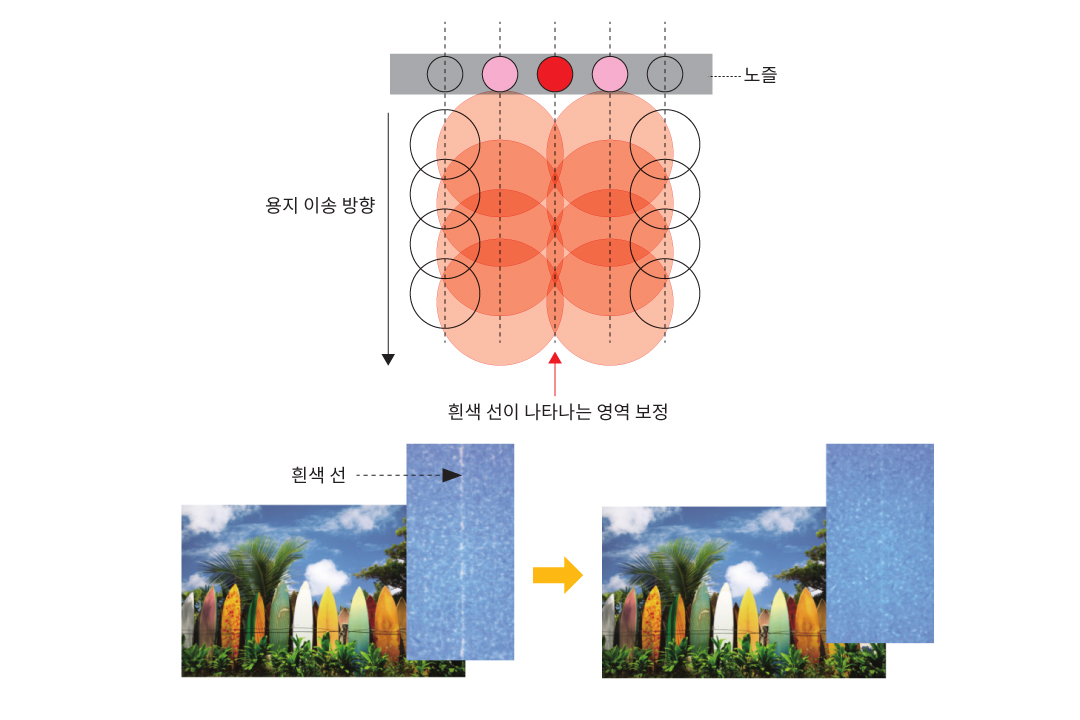 흰색 선 보정 기술