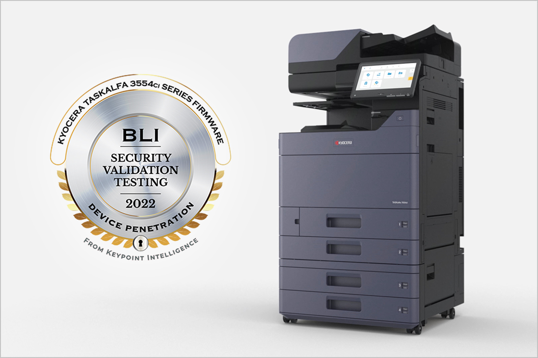 Kyocera's 10 A3 MFPs Earn Security Validation Seal for Device Penetration in Evaluation Tests by Keypoint Intelligence, an Independent Test Lab in the U.S.