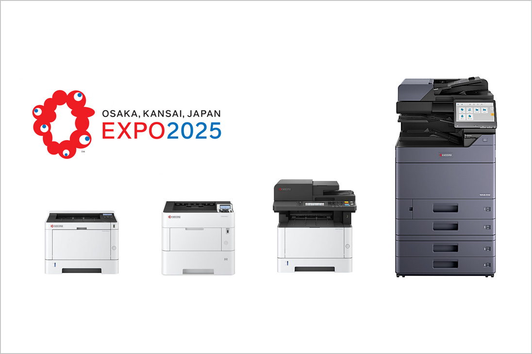 Kyocera Document Solutions has provided eco-friendly MFPs and printers as Expo Site Operation Sponsor for Expo 2025 Osaka, Kansai, Japan.