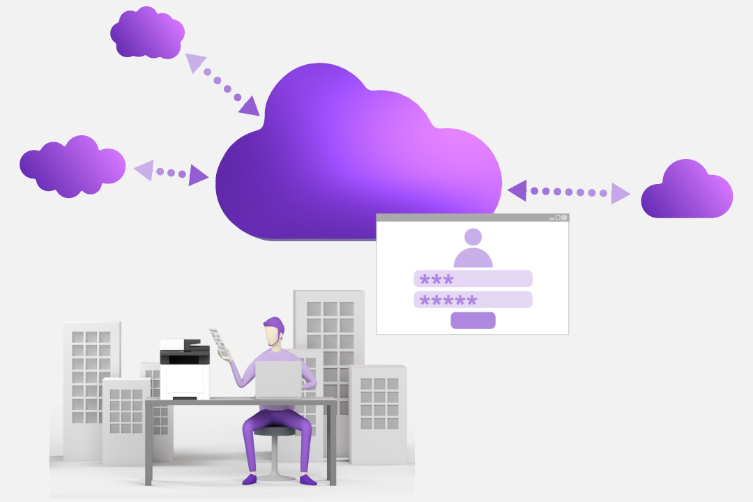 Integrated access to external cloud