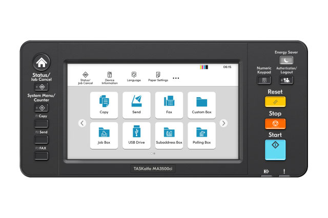 User-friendly touch panel screen that effortlessly responds to your every touch.
