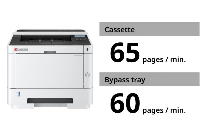 Increased efficiency for A5 landscape printing
