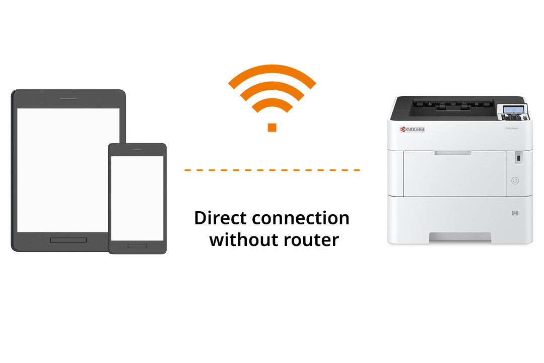 Direct connection with a computer or mobile device