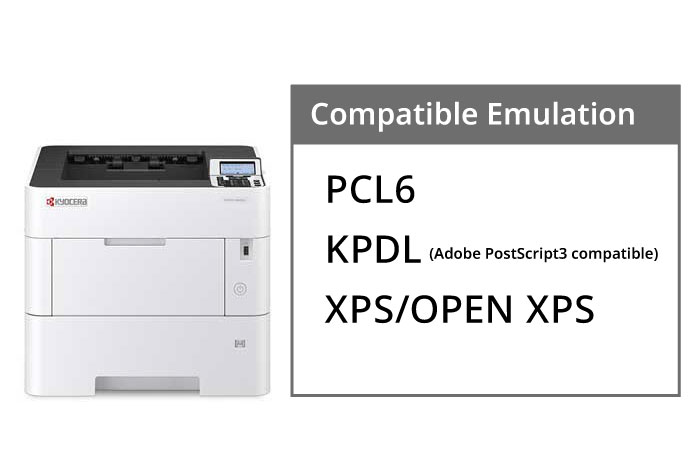 Supports basic printing with multi-emulation