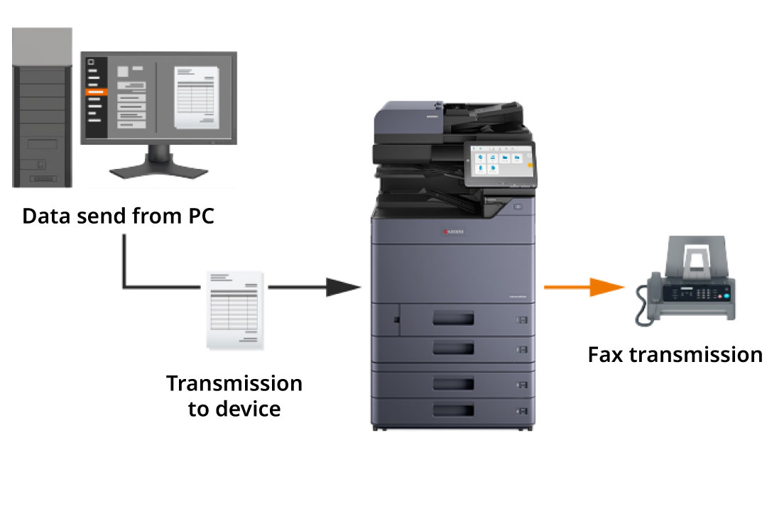 Fax documents directly from your computer