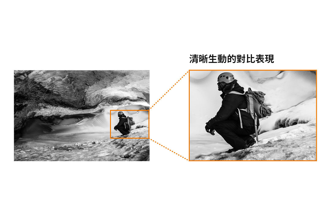 Superior performance in reproduction of fine details