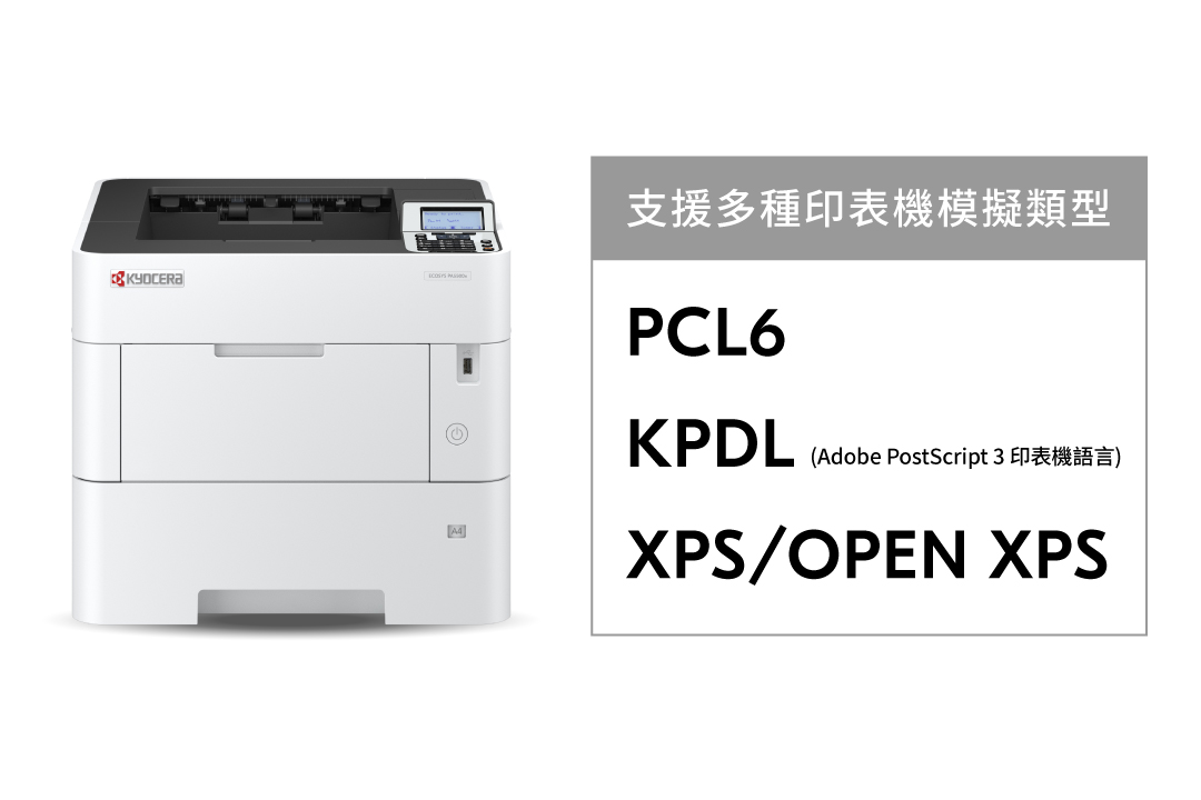 Supports basic printing with multi-emulation